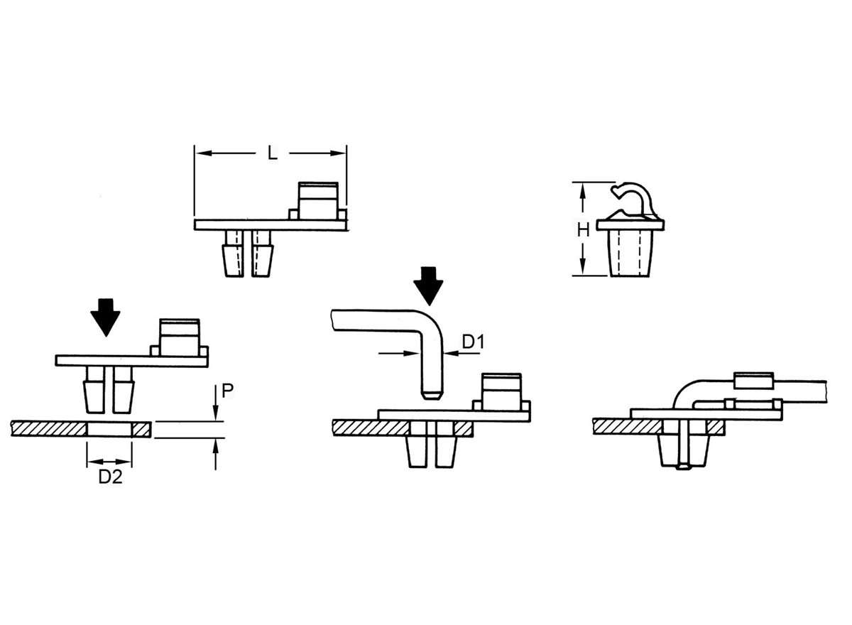 Plastic Linkage Clips Components Direct
