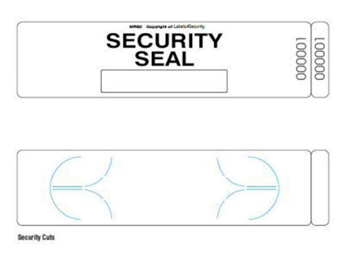 Security Seals | Posilok Seal dimension guide