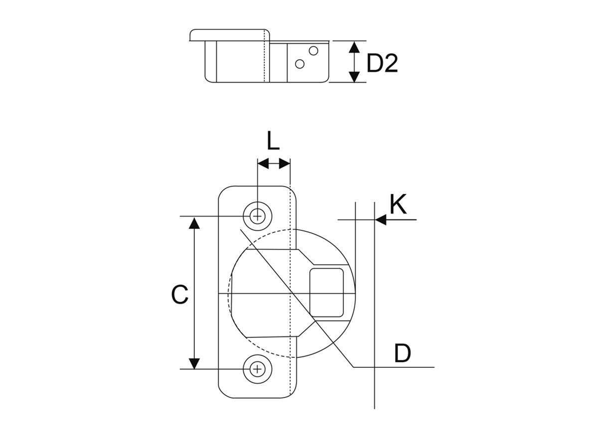 Short Arm Soft Close Cabinet Hinges