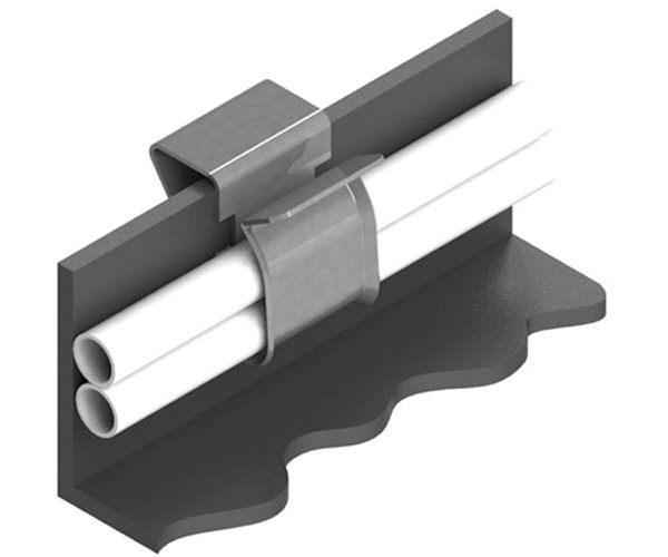  Double Cable Clips Edge Fixing Application