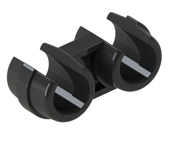 CAC308 2-Way In-Air Cable Clips - Plastic