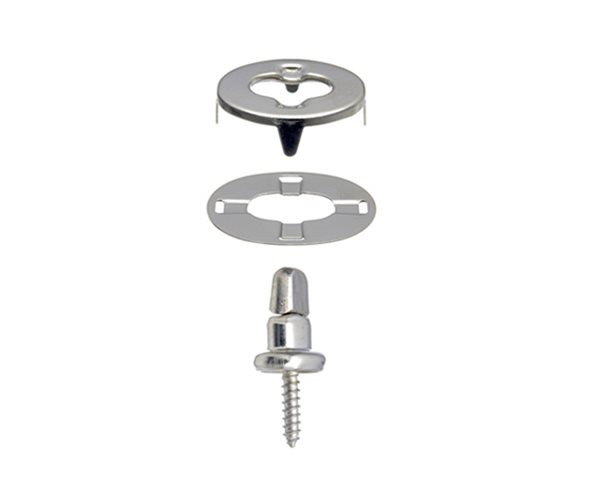 Common Sense® Turn Buttons | Screw Fixing Stud | Pronged Eyelet | Nickel slide 2