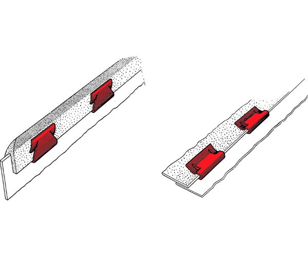 Edge Clips | S Clips | Non-removable | 1.5-2.0mm Panel | 10.0 x 12.5 slide 3
