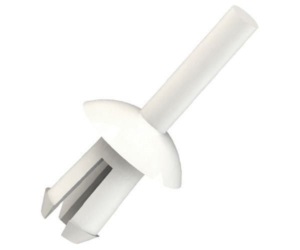Expansion Plastic Rivet | Pre-driven | 3.9-6.4mm Panel Thickness | Natural slide 1