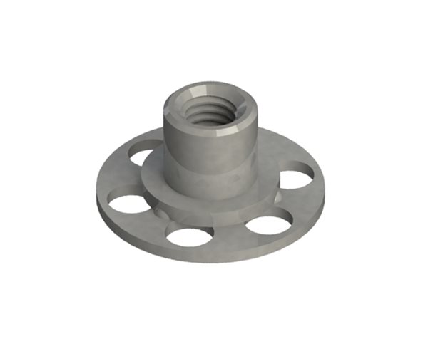 Female Bonding Fasteners | 23mm Round Closed Base | M5 | 12mm Length slide 8