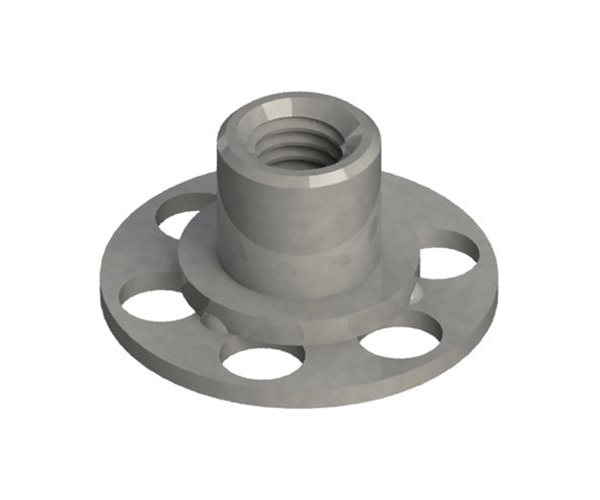 Female Bonding Fasteners | 23mm Round Closed Base | M6 | 16mm Length slide 1
