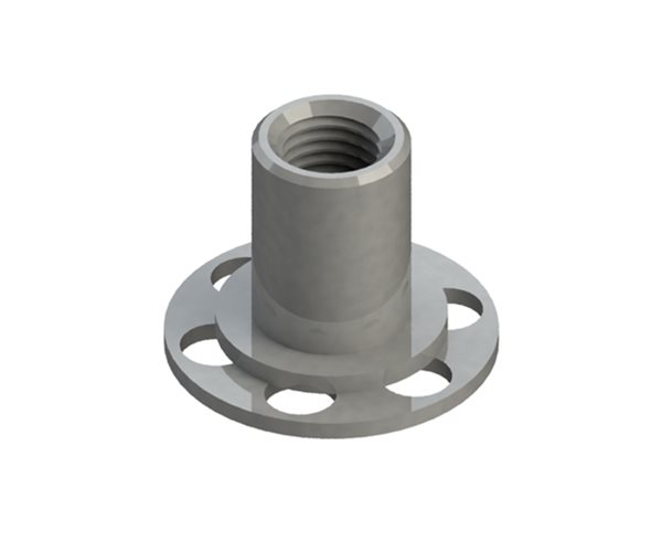 Female Bonding Fasteners | 23mm Round Closed Base | M8 | 14mm Length slide 12