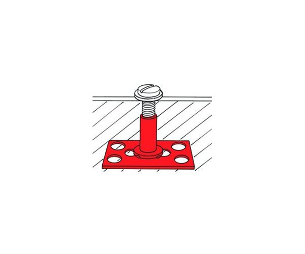 Female Bonding Fasteners | 23mm Round Closed Base | M8 | 14mm Length slide 2