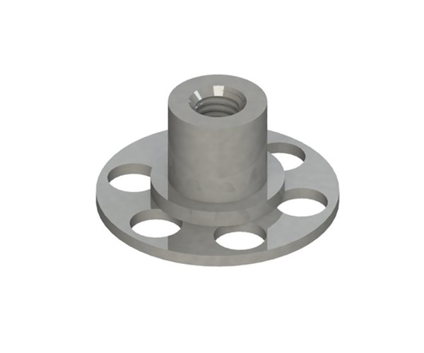 Female Bonding Fasteners | 23mm Round Closed Base | M8 | 14mm Length slide 5