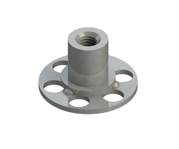 Female Bonding Fasteners | 23mm Round Closed Base | M8 | 14mm Length slide 7