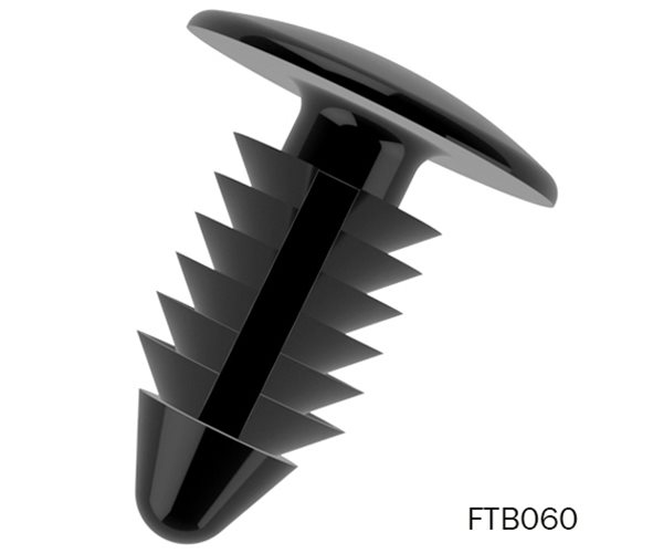 Fir Tree Buttons | 8mm Hole | 3.2-7.5mm Panel Thickness | Black slide 8