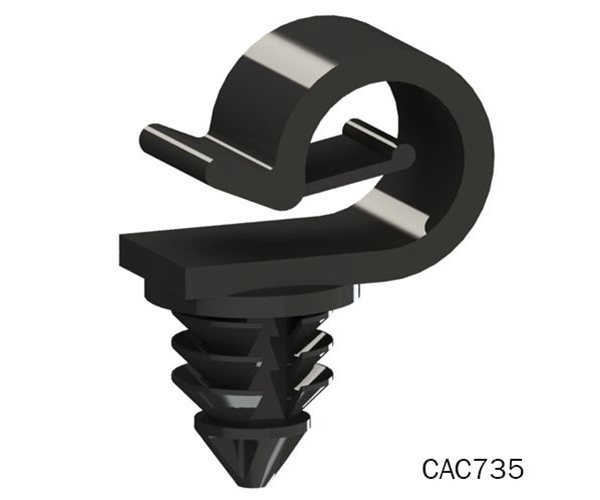 Fir Tree Cable Clips | Top Entry | 1.6-5.5mm Panel | Stand-off Height 11.4mm slide 4