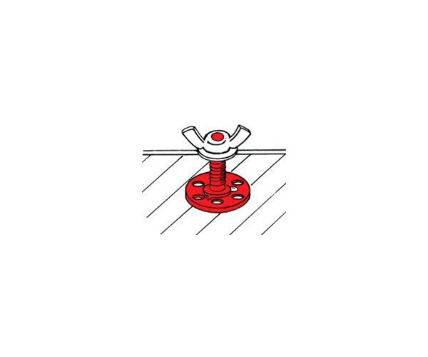 Male Stud Bonding Fasteners | 38mm Round Base | M5 | 20mm Length slide 2