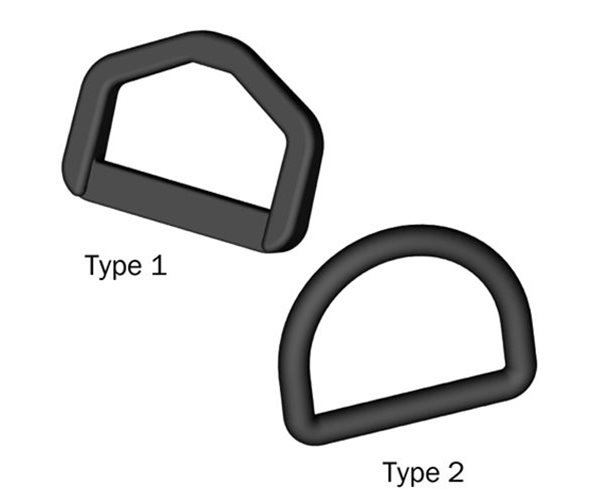 Plastic Buckles - D-Rings