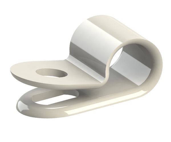 Plastic P Clips | 19.4mm Cable Dia | Black slide 4