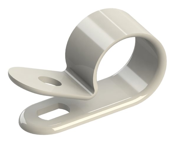 Plastic P Clips | 27.5mm Cable Dia | Black slide 6