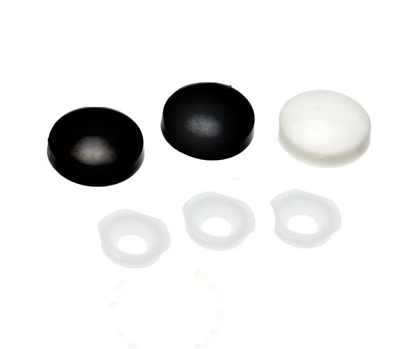 Buy Plastic Screw Cover Caps Components Direct