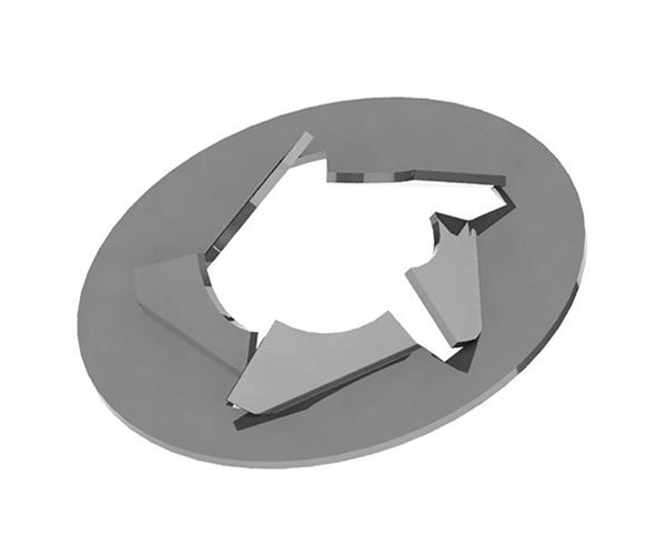 Push Nut Bolt Retainers | M8 | Zinc and Clear Passivate slide 1
