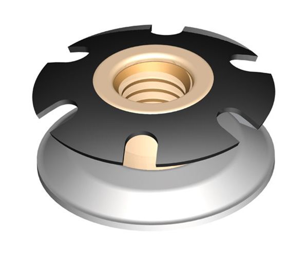 Round Tube Insert | Threaded | Metal Insert | M6 x 25.4mm Dia slide 1