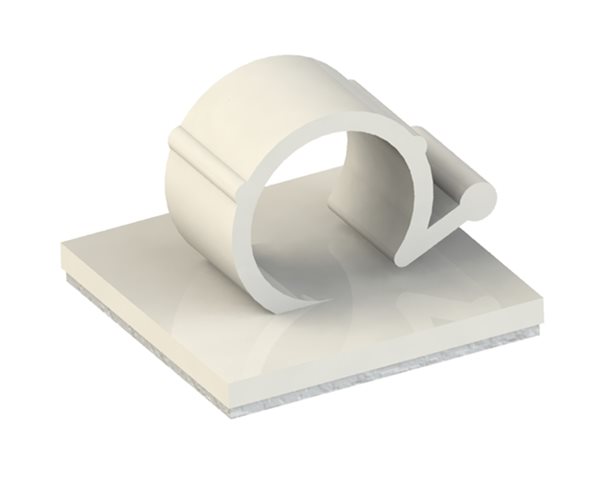 Self-Adhesive Cable Clips | Standard | 8mm Cable Diameter | Black slide 8