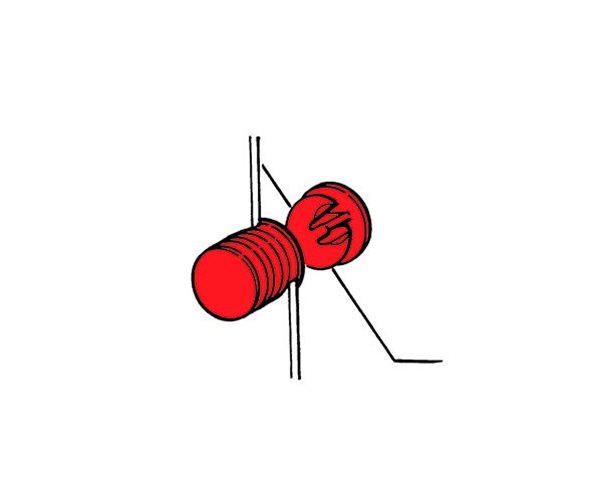 Tree-Lok Access Panel Fastener | Stud | Standard slide 3