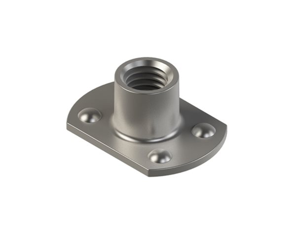 Weld Nuts | M6 | Pips Down | 7.5mm Barrel | Stainless Steel slide 7