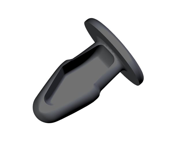 W Buttons | Canoe Clips | 0.8-5.9mm Panel | 7.1mm Hole | Black slide 1