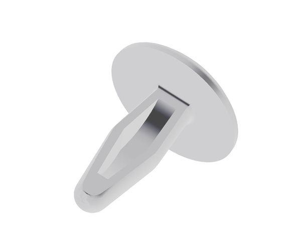 W Buttons | Canoe Clips | 0.9-4mm Panel | 3.5mm Hole | White slide 1