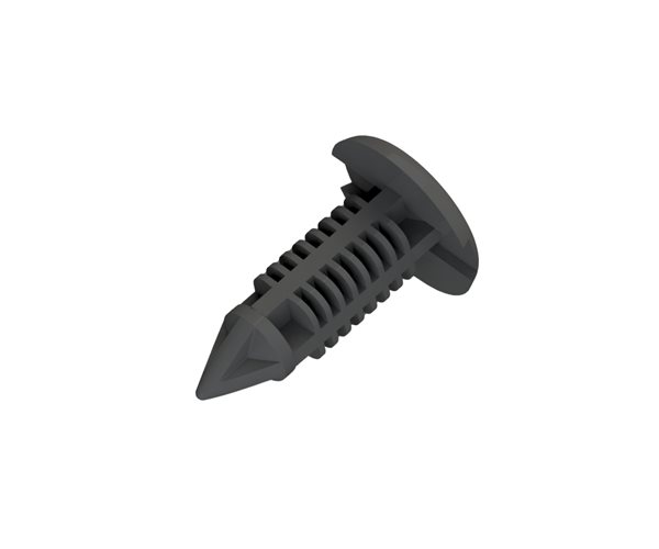Fir Tree Buttons | 6mm Hole | 0.8-10mm Panel Thickness | Black slide 1