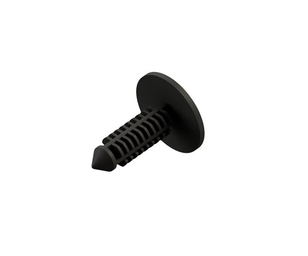Fir Tree Buttons | 5mm Hole | 2-12.5mm Panel Thickness | Black slide 1