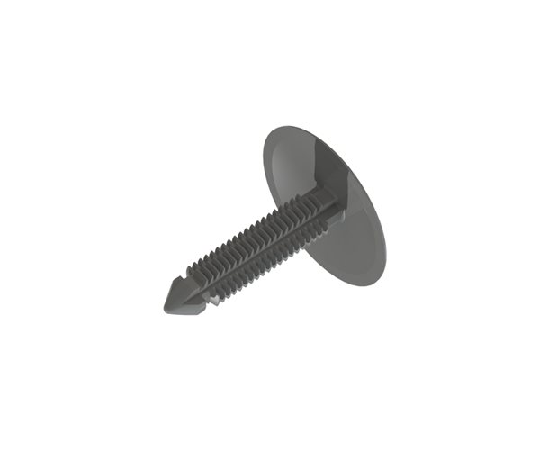 Fir Tree Buttons | 7.4mm Hole | 0.7-20mm Panel Thickness | Grey slide 1