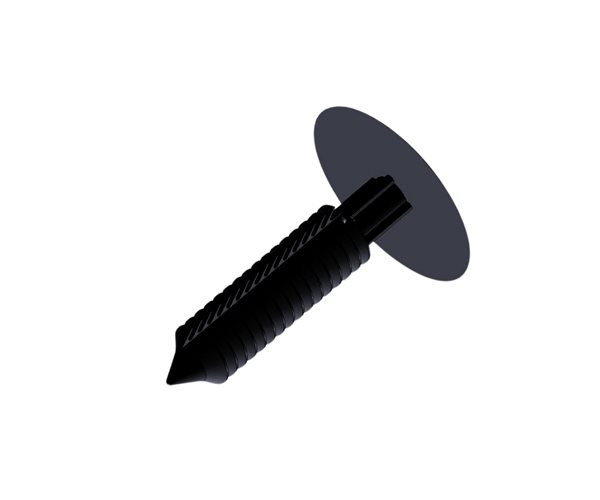 Fir Tree Buttons | 7.1mm Hole | 7.9-29.9mm Panel Thickness | Black slide 1