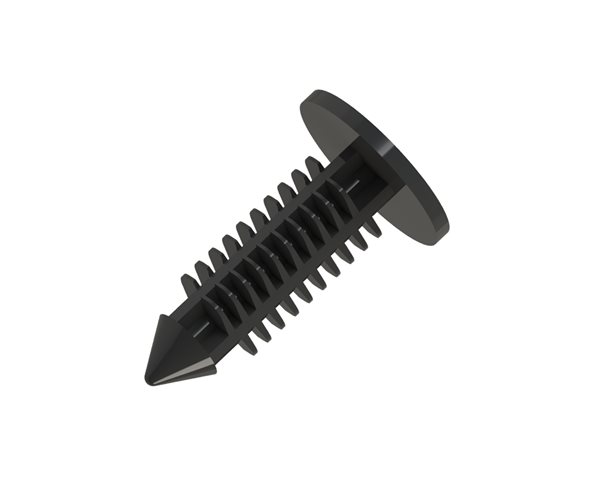 Fir Tree Buttons | 5mm Hole | 1.5-11mm Panel Thickness | Black slide 1