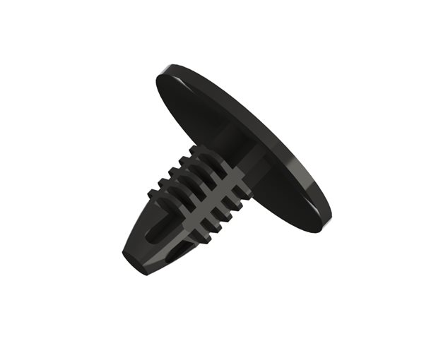 Fir Tree Buttons | 5mm Hole | 1.2-6mm Panel Thickness | Black slide 1