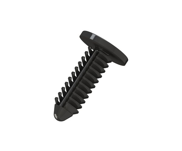 Fir Tree Buttons | 4.8mm Hole | 0.8-13mm Panel Thickness | Black slide 1