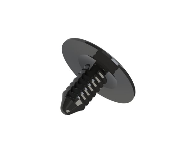 Fir Tree Buttons | 4.8mm Hole | 0.8-7.9mm Panel Thickness | Black slide 1