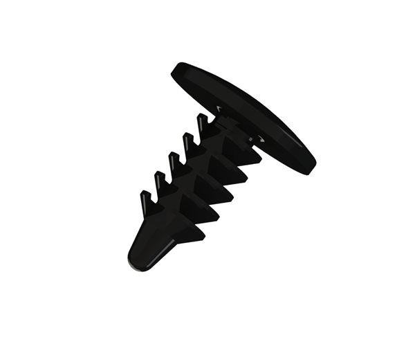 Fir Tree Buttons | 3.5mm Hole | 0.8-5mm Panel Thickness | Black slide 1