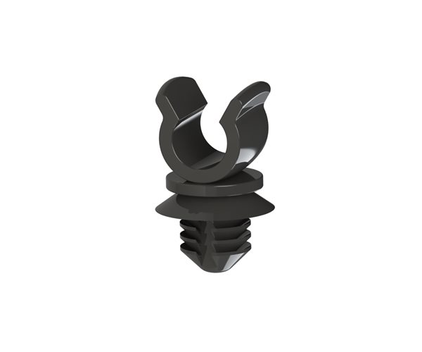 Fir Tree Cable Clips | Top Entry | 1.6-5.5mm Panel | Stand-off Height 11.4mm slide 1