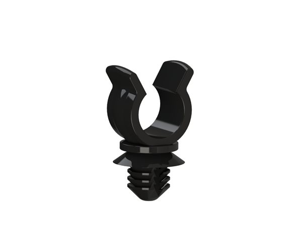 Fir Tree Cable Clips | Top Entry | 1.6-5.5mm Panel | Stand-off Height 11.7mm slide 1