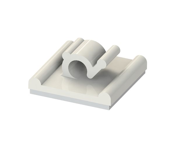 Self-Adhesive Cable Clips | Standard | 3mm Cable Diameter | Natural slide 1