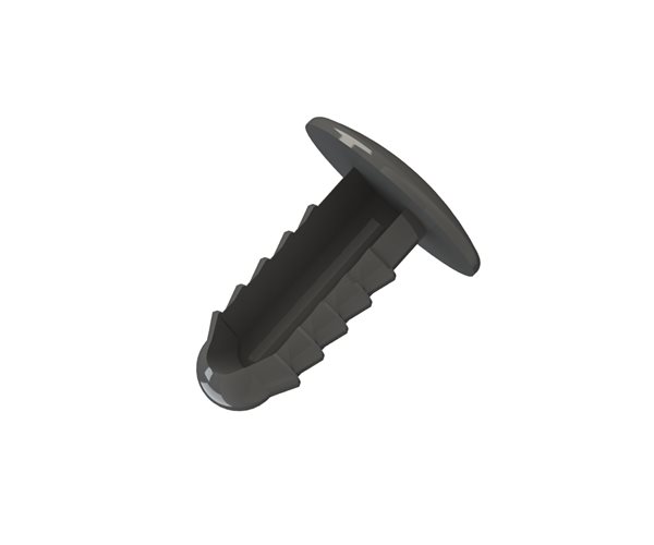 Fir Tree Buttons | 5.5mm Hole | 2.8-10.9mm Panel Thickness | Black slide 1